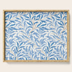 William Morris Vintage Willow Bough Woad Blue Serving Tray Gallery Image 1