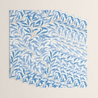 William Morris Vintage Willow Bough Woad Blue Wrapping Paper Gallery Image 3