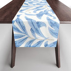 William Morris Vintage Willow Bough Woad Blue Table Runner Gallery Image 1
