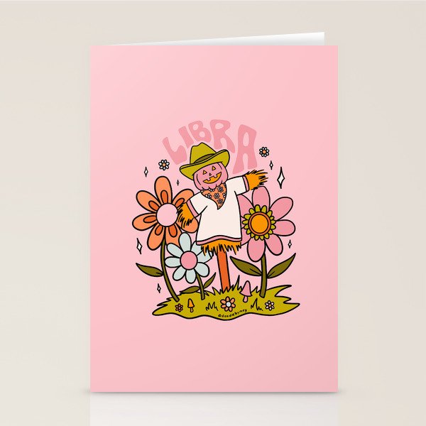 Libra Scarecrow Stationery Card Gallery Image 1