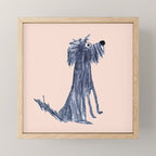 Scruffy dog Mini Art Print Gallery Image 1