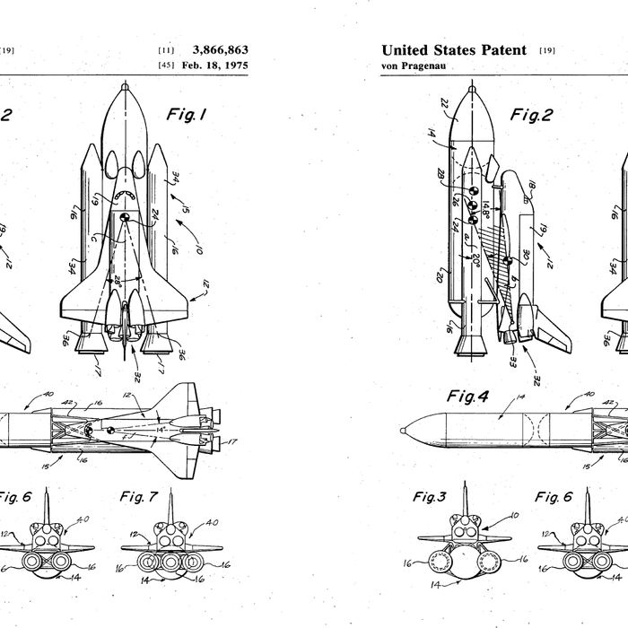 Nasa Space Shuttle Patent - Nasa Shuttle Art - Antique Coffee Mug Gallery Image 2