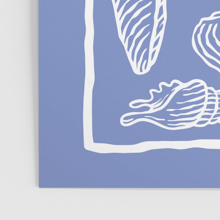 Blue Seashells Poster Gallery Image 3