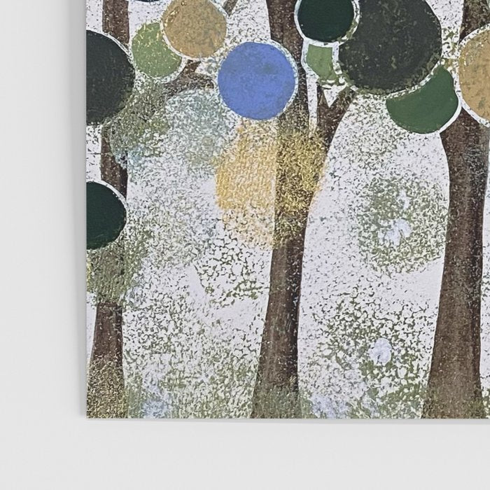Blue Bubble Trees Poster Gallery Image 3