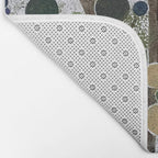 Blue Bubble Trees Bath Mat Gallery Image 2