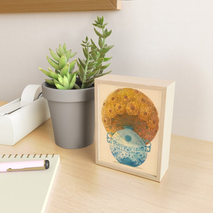 Round Bloom Mini Art Print Gallery Image 2