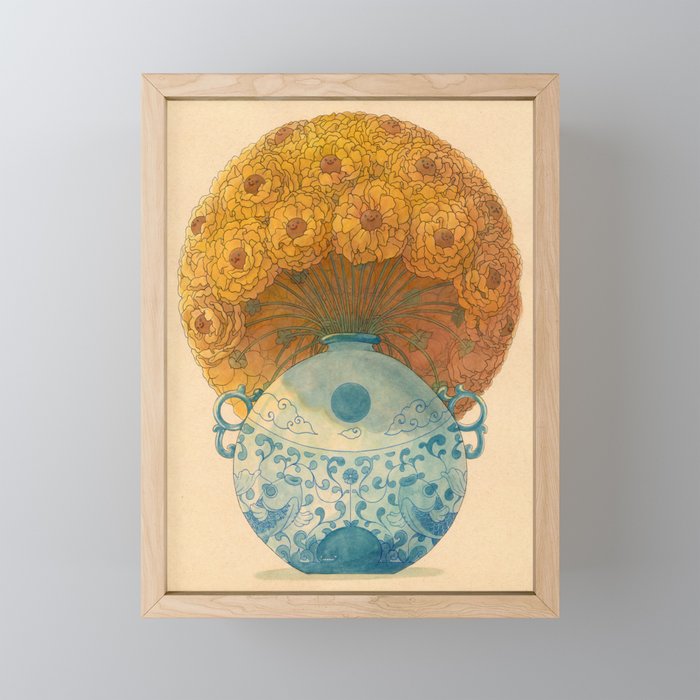 Round Bloom Mini Art Print Gallery Image 1