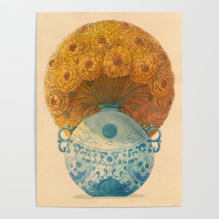 Round Bloom Poster Gallery Image 1