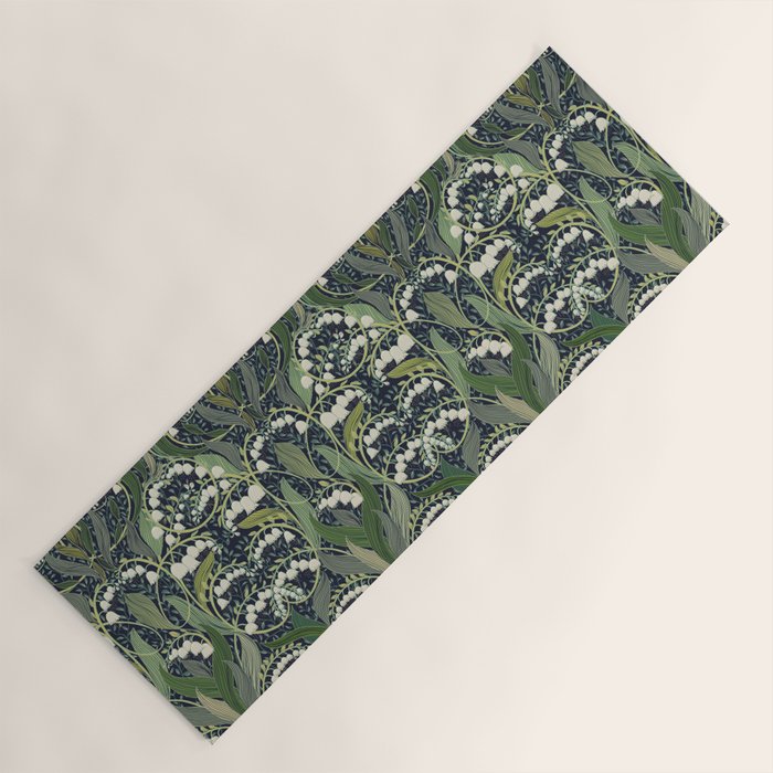 Wonderful poisonous lily of the valley Yoga Mat Gallery Image 1