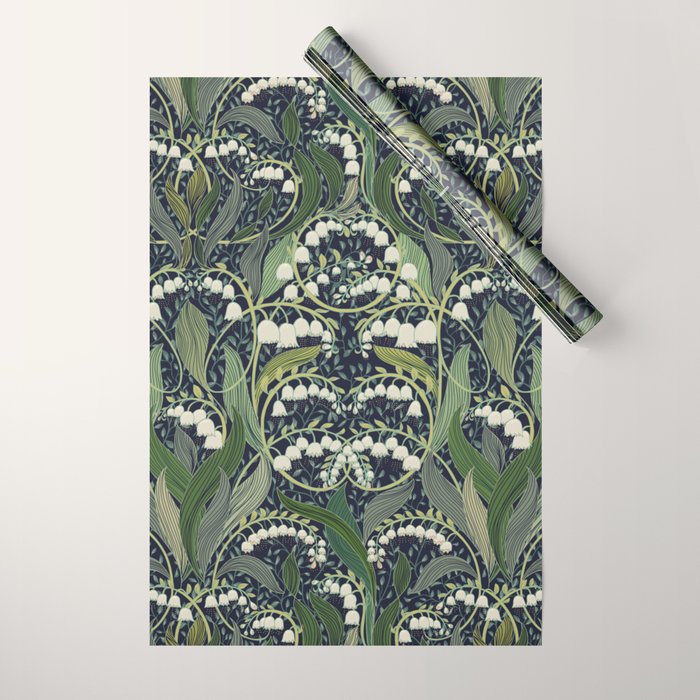 Wonderful poisonous lily of the valley Wrapping Paper Gallery Image 1