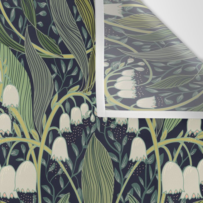 Wonderful poisonous lily of the valley Wall Tapestry Gallery Image 3