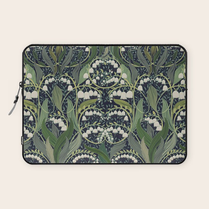 Wonderful poisonous lily of the valley Laptop Sleeve Gallery Image 1
