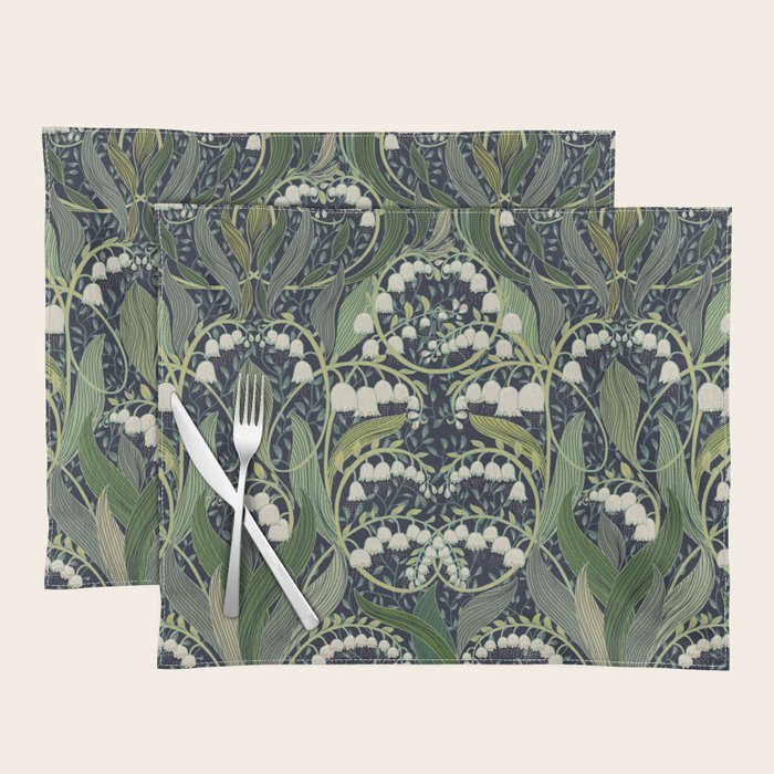 Wonderful poisonous lily of the valley Placemat Gallery Image 1