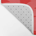 rowdy red Bath Mat Gallery Image 2