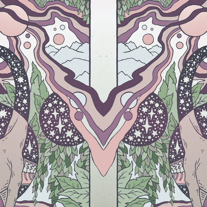 Jurassic Portal | Purple Haze Palette | Dinosaur Science Fiction Art Coffee Mug Gallery Image 2