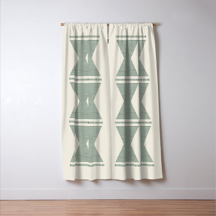 Southwestern Boho - Sage Green Window Curtain Gallery Image 3