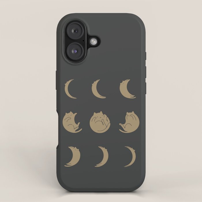 Cat Landscape 136: Cat Moon iPhone Case Gallery Image 1