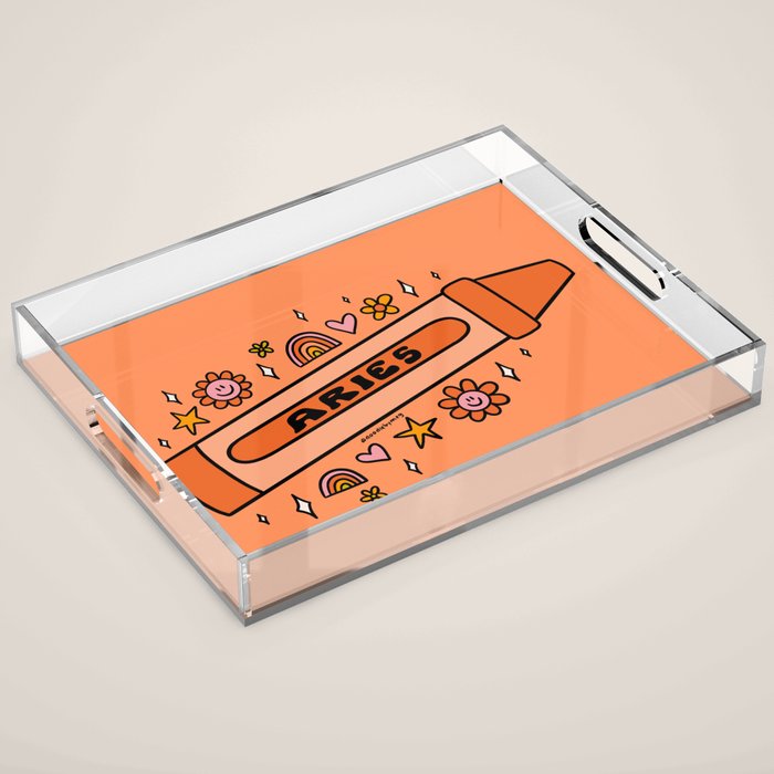 Aries Crayon Acrylic Tray Gallery Image 1