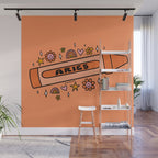 Aries Crayon Wall Mural Gallery Image 1