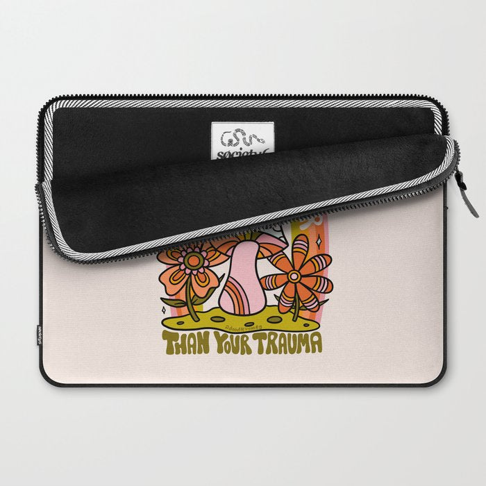 You Are Stronger Than Your Trauma Laptop Sleeve Gallery Image 2