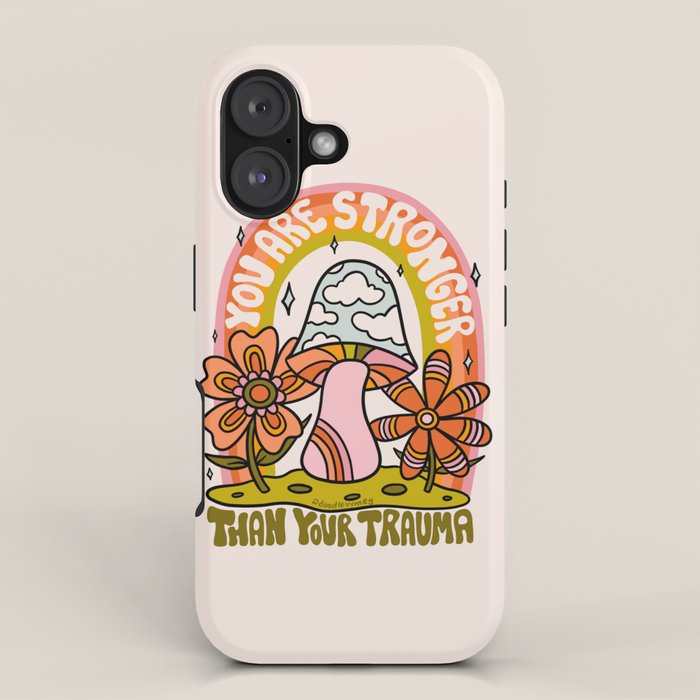 You Are Stronger Than Your Trauma iPhone Case Gallery Image 1
