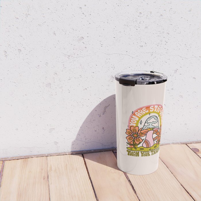 You Are Stronger Than Your Trauma Travel Mug Gallery Image 4