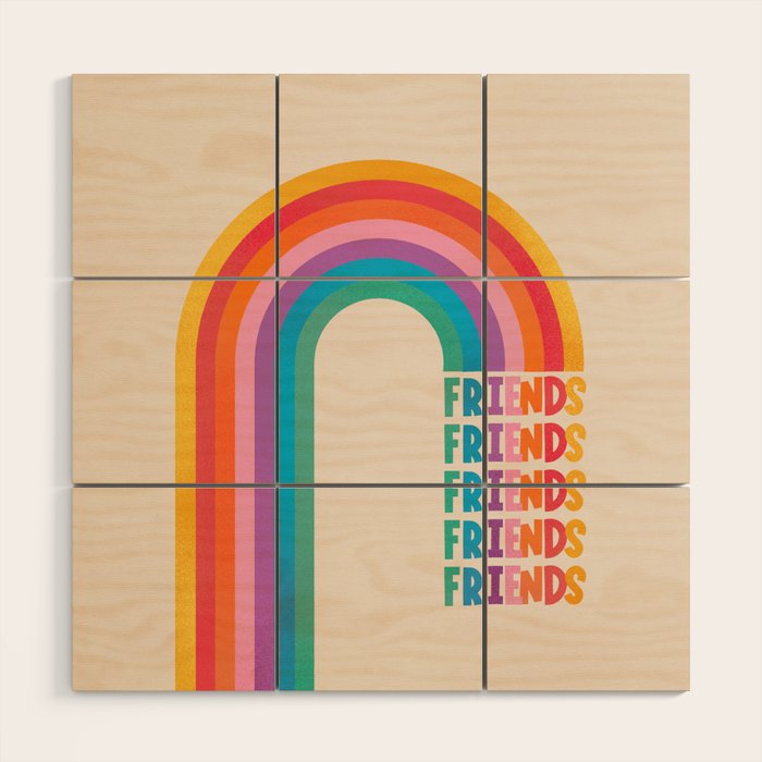 Rainbow Friends Wood Wall Art Gallery Image 1