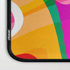 Colorful Mid Century Abstract 3 Laptop Sleeve Gallery Image 3
