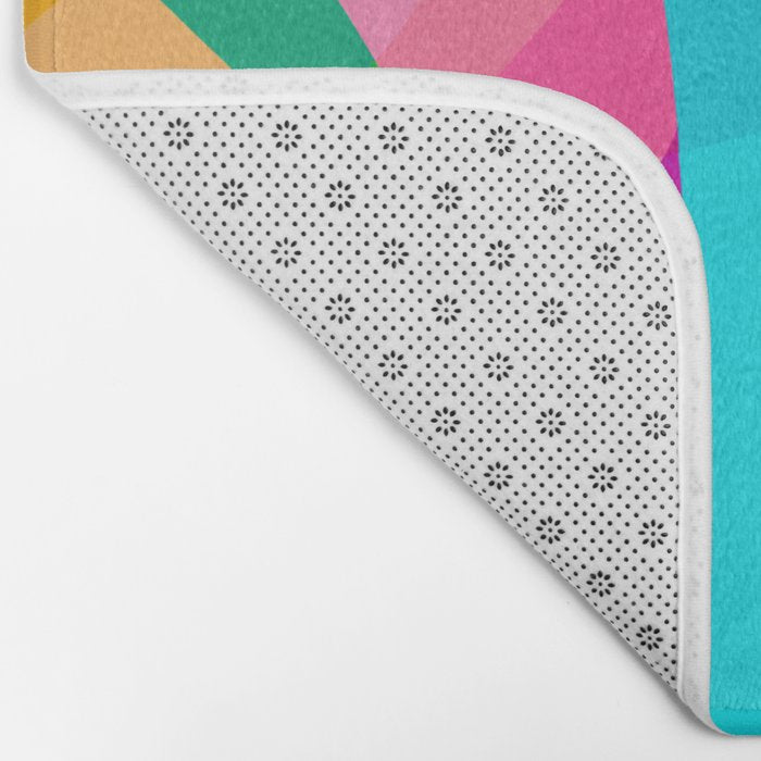 Colorful Mid Century Abstract 3 Bath Mat Gallery Image 2