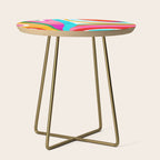 Colorful Mid Century Abstract 3 Side Table Gallery Image 1