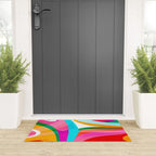 Colorful Mid Century Abstract 3 Welcome Mat Gallery Image 3