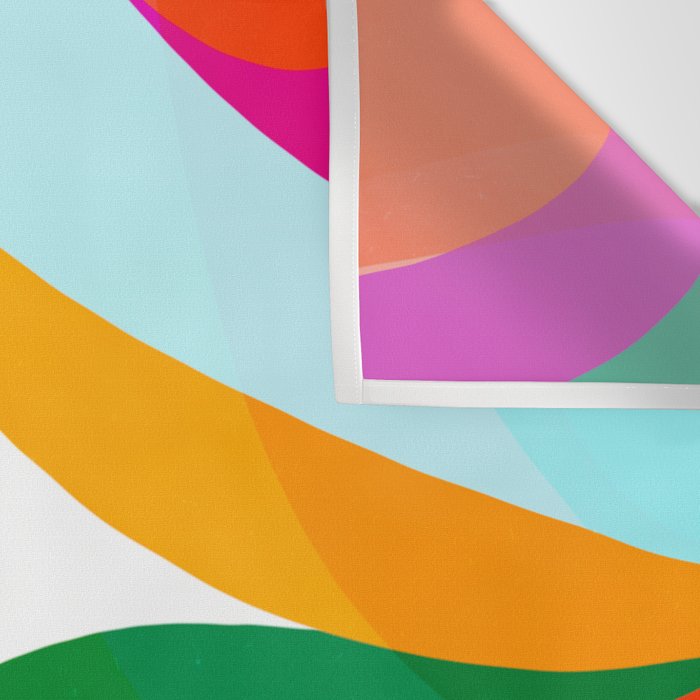 Colorful Mid Century Abstract 3 Wall Tapestry Gallery Image 3