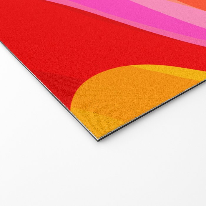 Colorful Mid Century Abstract 3 Welcome Mat Gallery Image 2