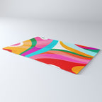 Colorful Mid Century Abstract 3 Rug Gallery Image 3