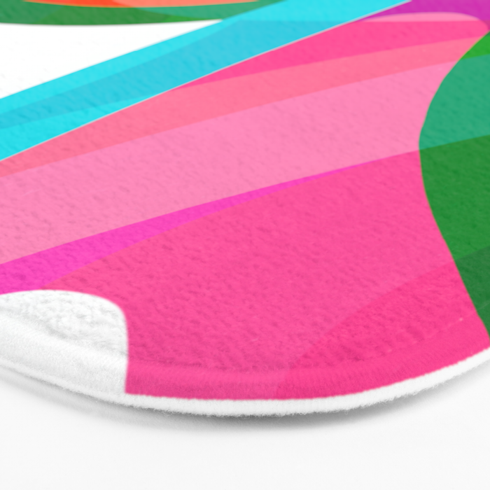 Colorful Mid Century Abstract 3 Bath Mat Gallery Image 3