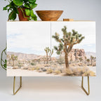 joshua tree boho cactus desert wall art landscape photography print Credenza Gallery Image 1