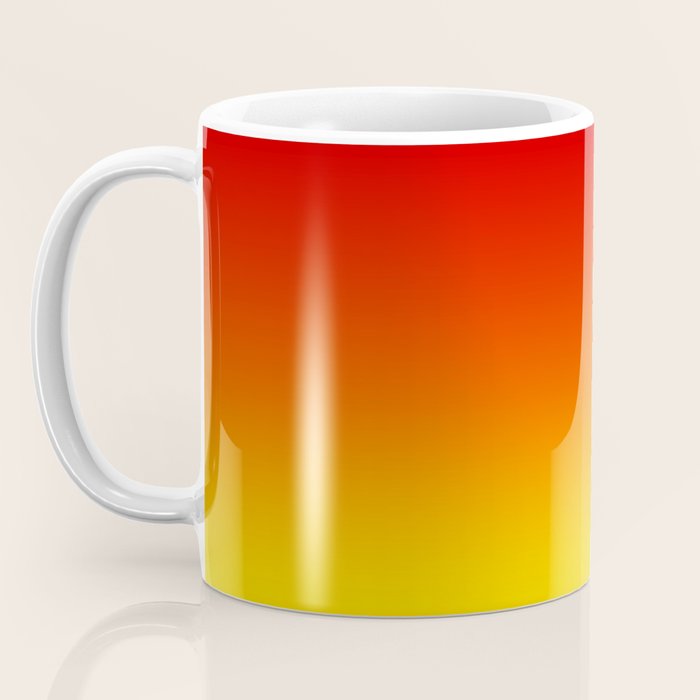 Red Orange and Gold Gradient Coffee Mug Gallery Image 3