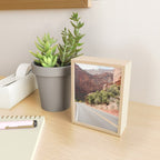 Road Trough Zion National Park Photo | Colors Of Utah Landscape Art Print | USA Travel Photography Mini Art Print Gallery Image 2