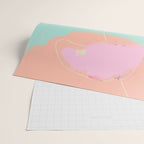 minimal floral abstract art Wrapping Paper Gallery Image 2