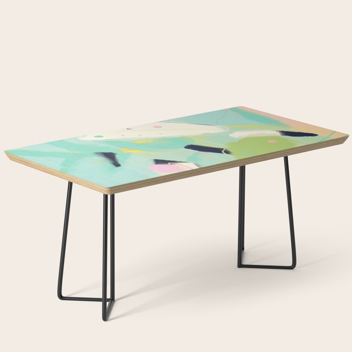 minimal floral abstract art Coffee Table Gallery Image 1