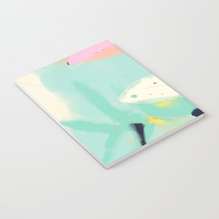 minimal floral abstract art Notebook Gallery Image 3