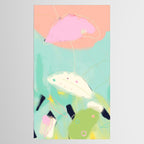 minimal floral abstract art Tablecloth Gallery Image 2