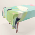 minimal floral abstract art Tablecloth Gallery Image 1