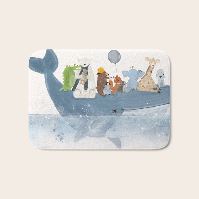 a whale of a time Bath Mat Gallery Image 1