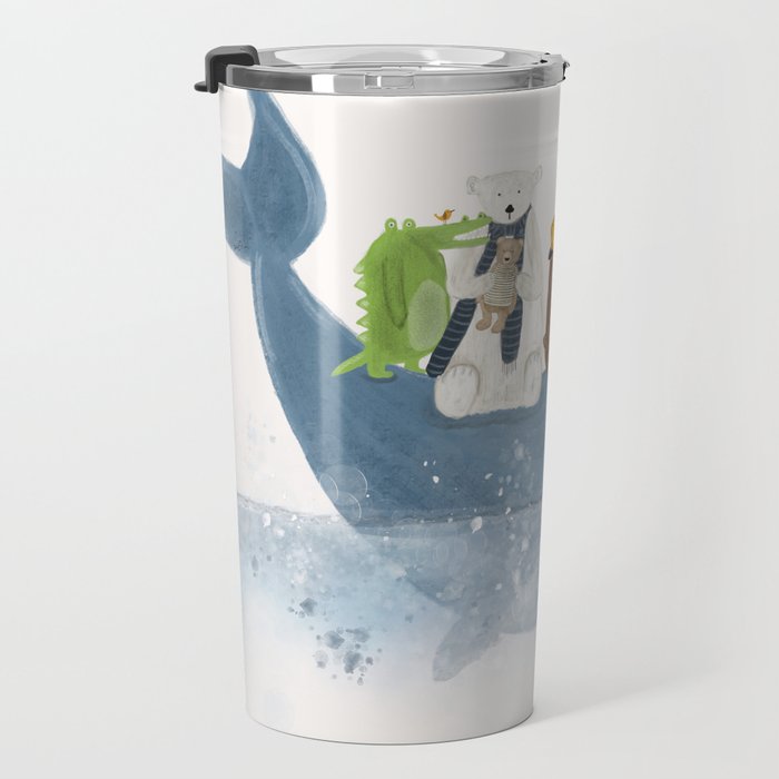 a whale of a time Travel Mug Gallery Image 3