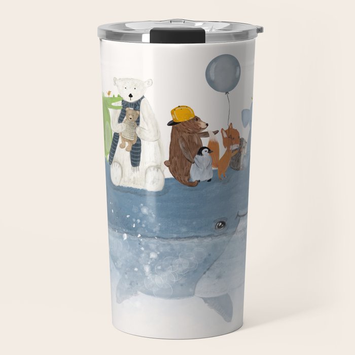 a whale of a time Travel Mug Gallery Image 1