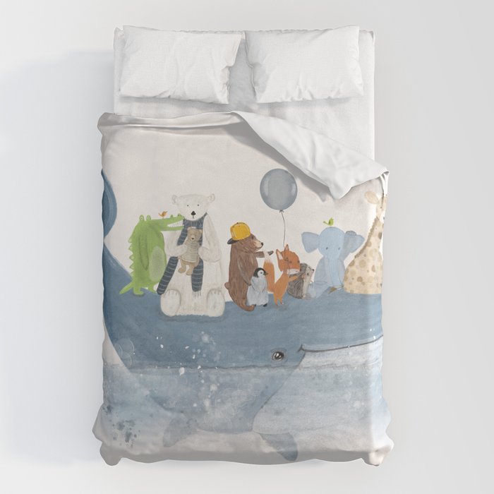a whale of a time Duvet Cover Gallery Image 6