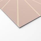 Minimal Sunrays - Neutral Pink Welcome Mat Gallery Image 2