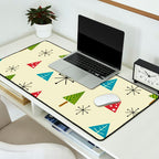 Mid Century Modern Christmas Trees Desk Mat Gallery Image 2