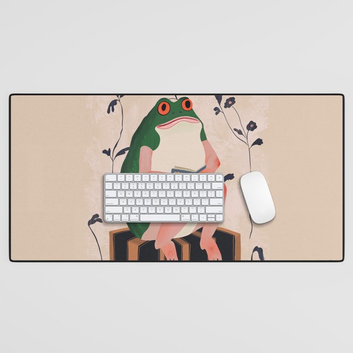 The Bookish Frog Desk Mat Gallery Image 1